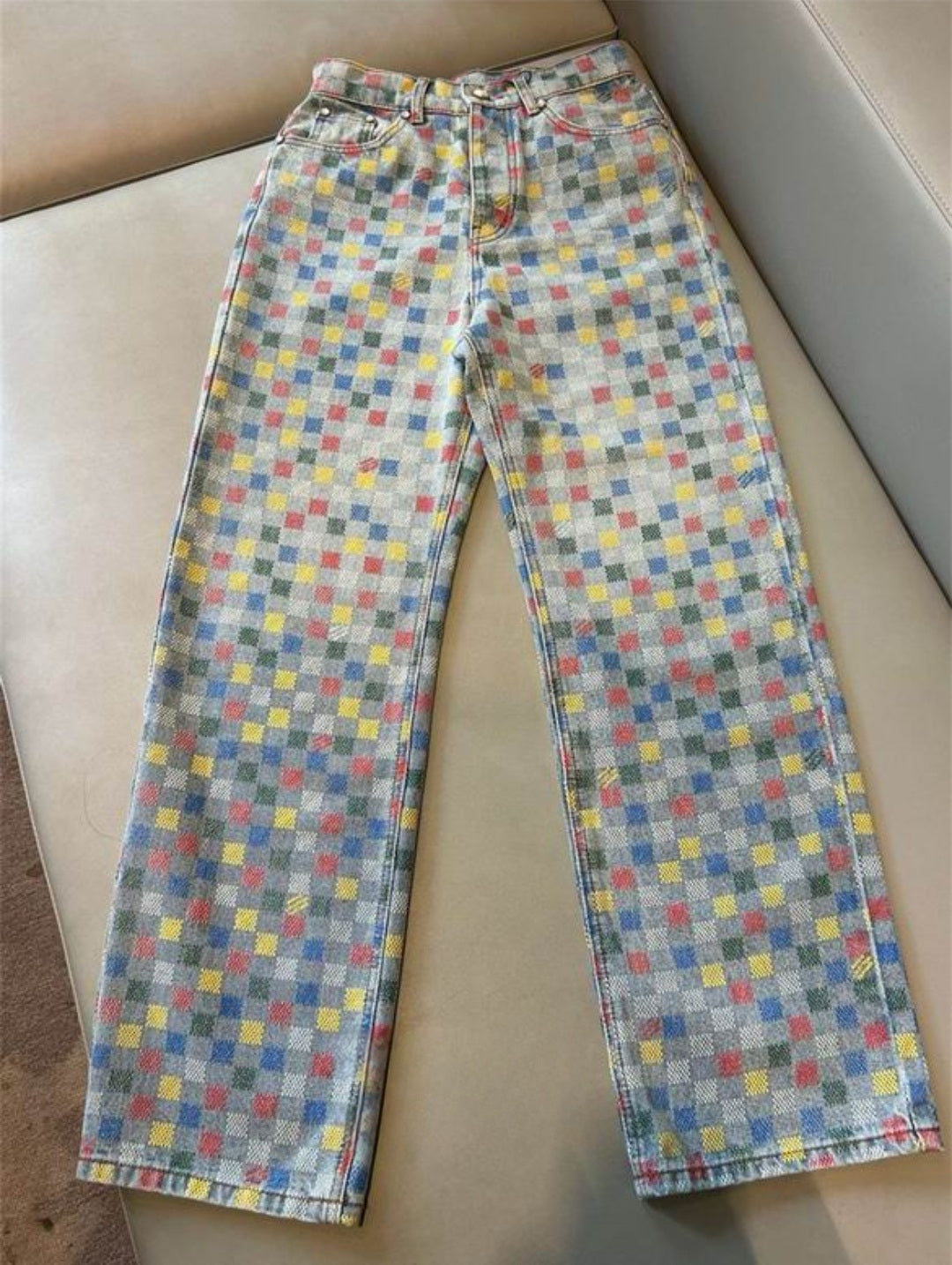 LV #Damier Denim