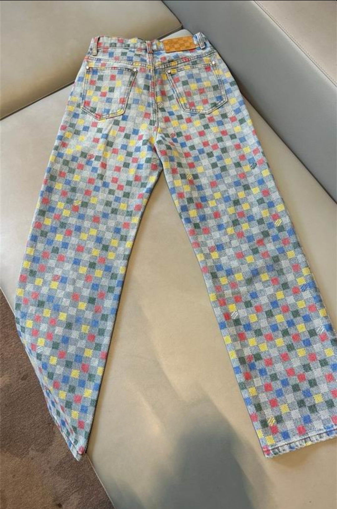 LV #Damier Denim