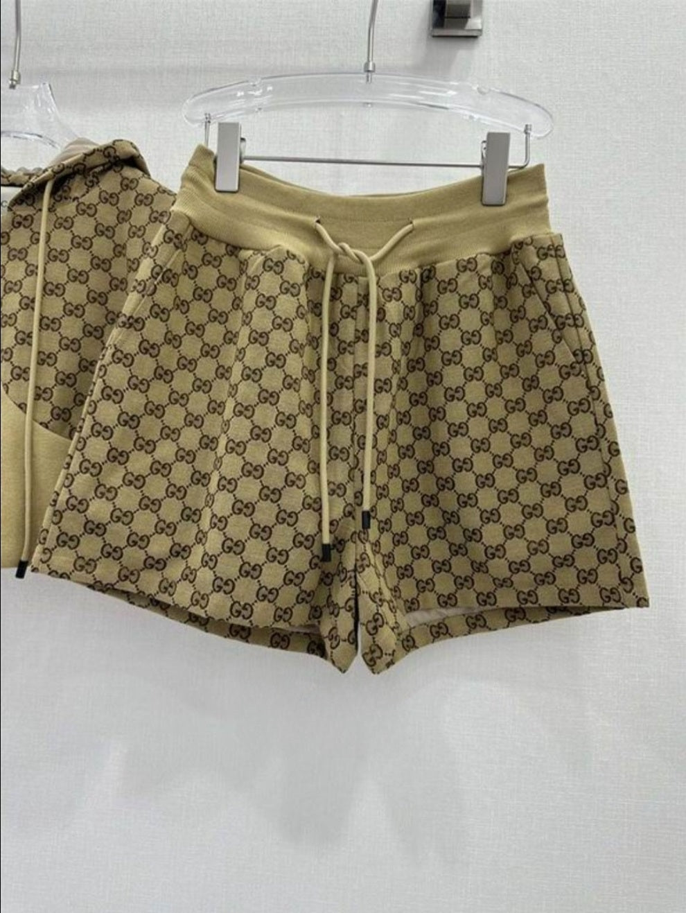 GG #HoodieShorts Set
