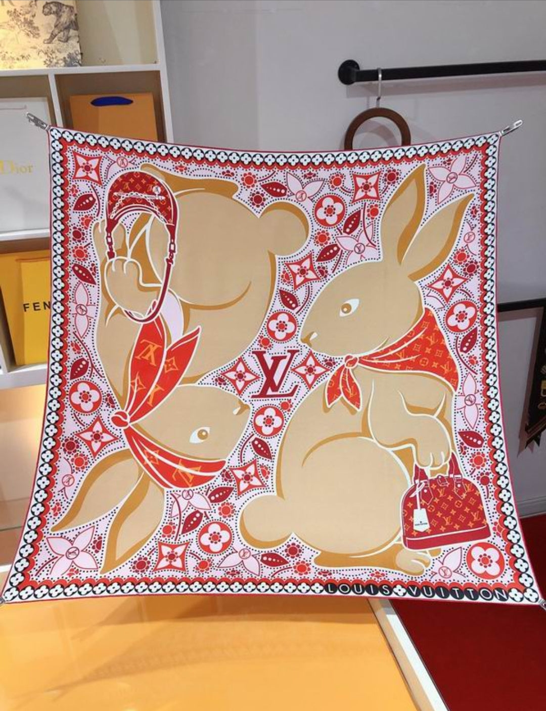 LV #SilkScarf
