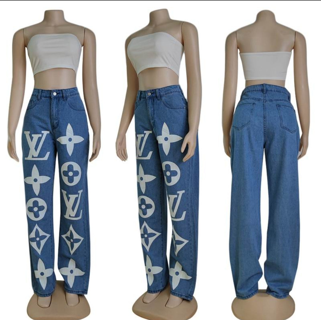 LV #LogoJeans