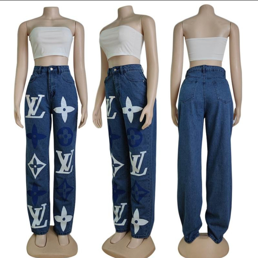 LV #LogoJeans