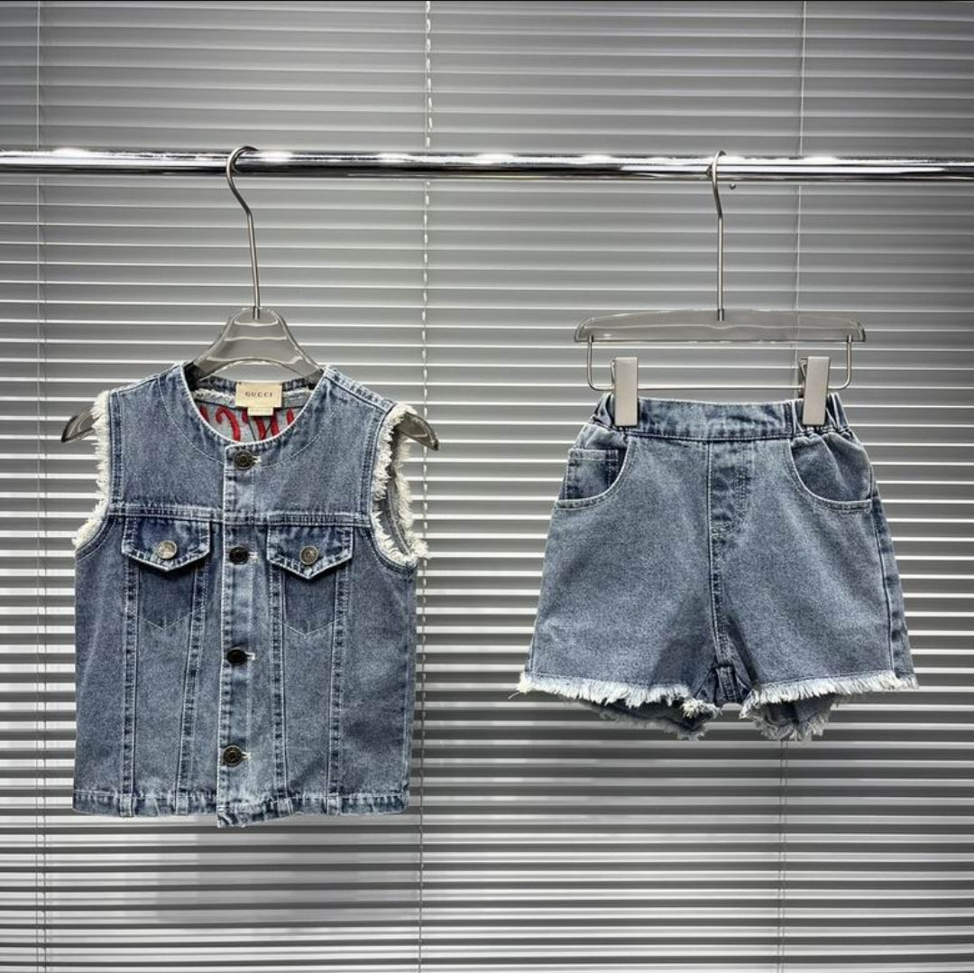 GG #SleevelessShortsSet