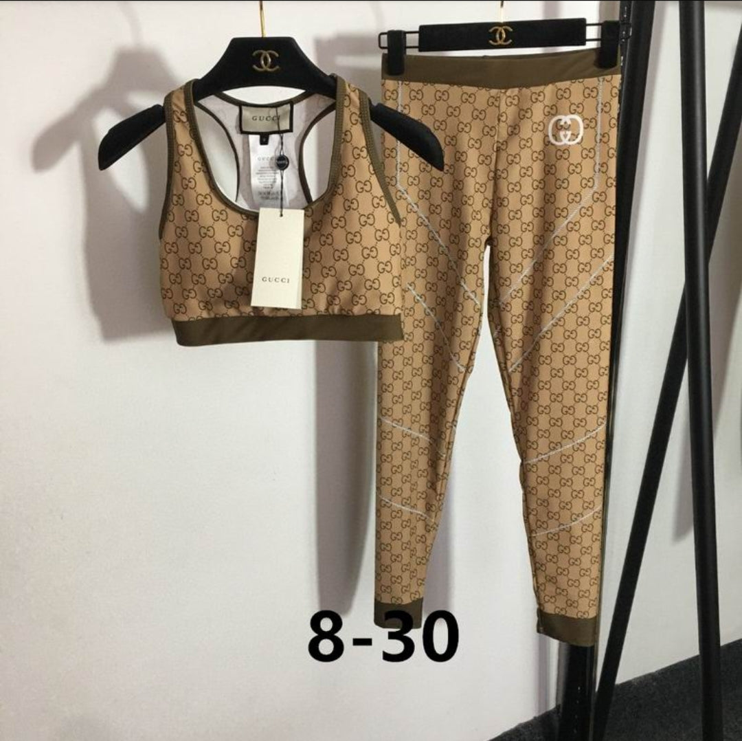 GG #Jersey Jacquard YogaSet