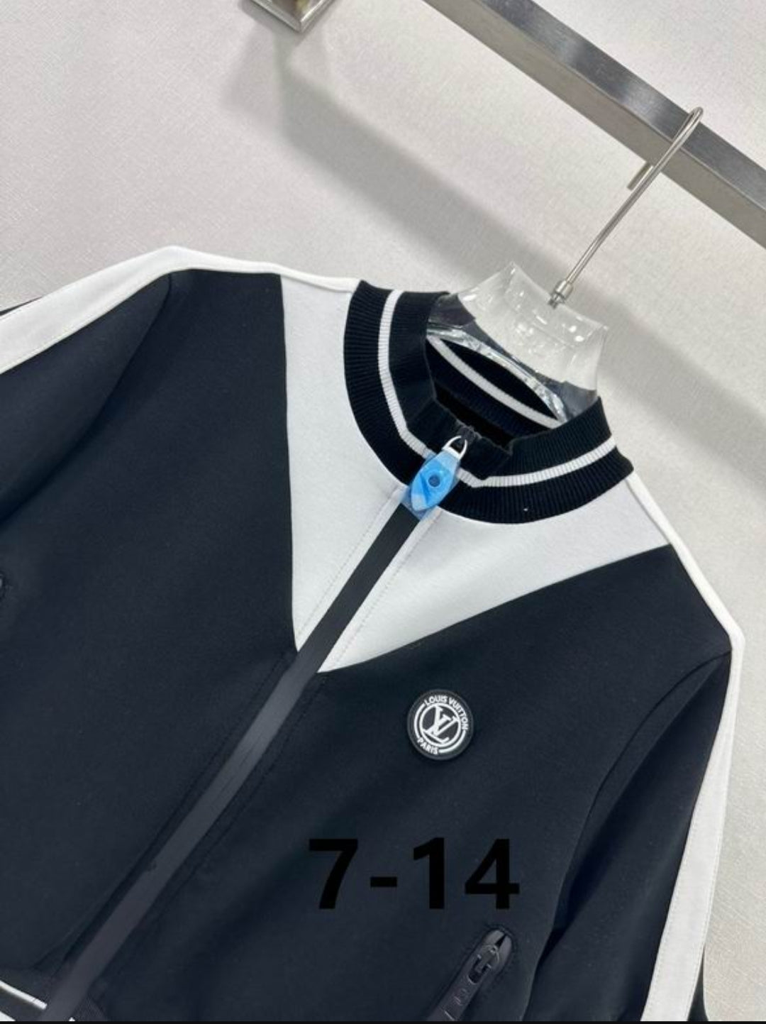 LV #Signature Stripe Short Sleeve Jacket