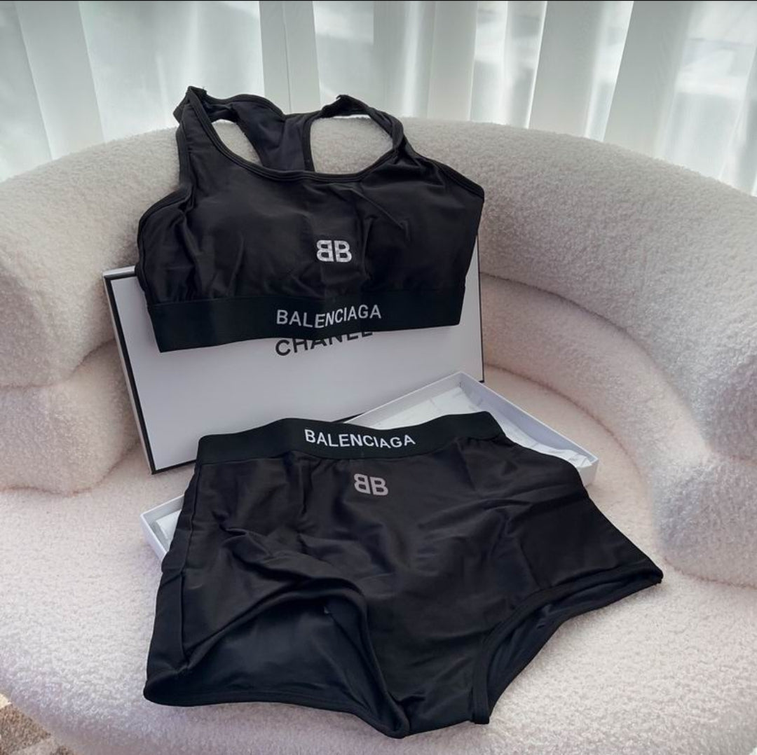 Bal #Sports Bra and Boxer Set