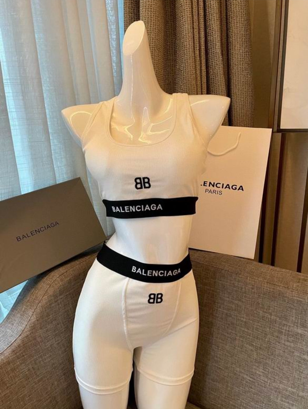 Bal #Sports Bra and Boxer Set (2Colors)