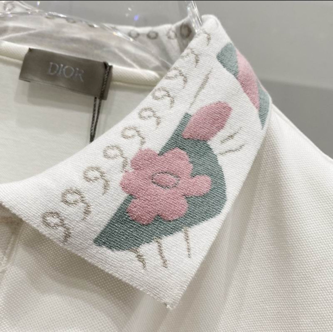 CD #Floral Six Polo