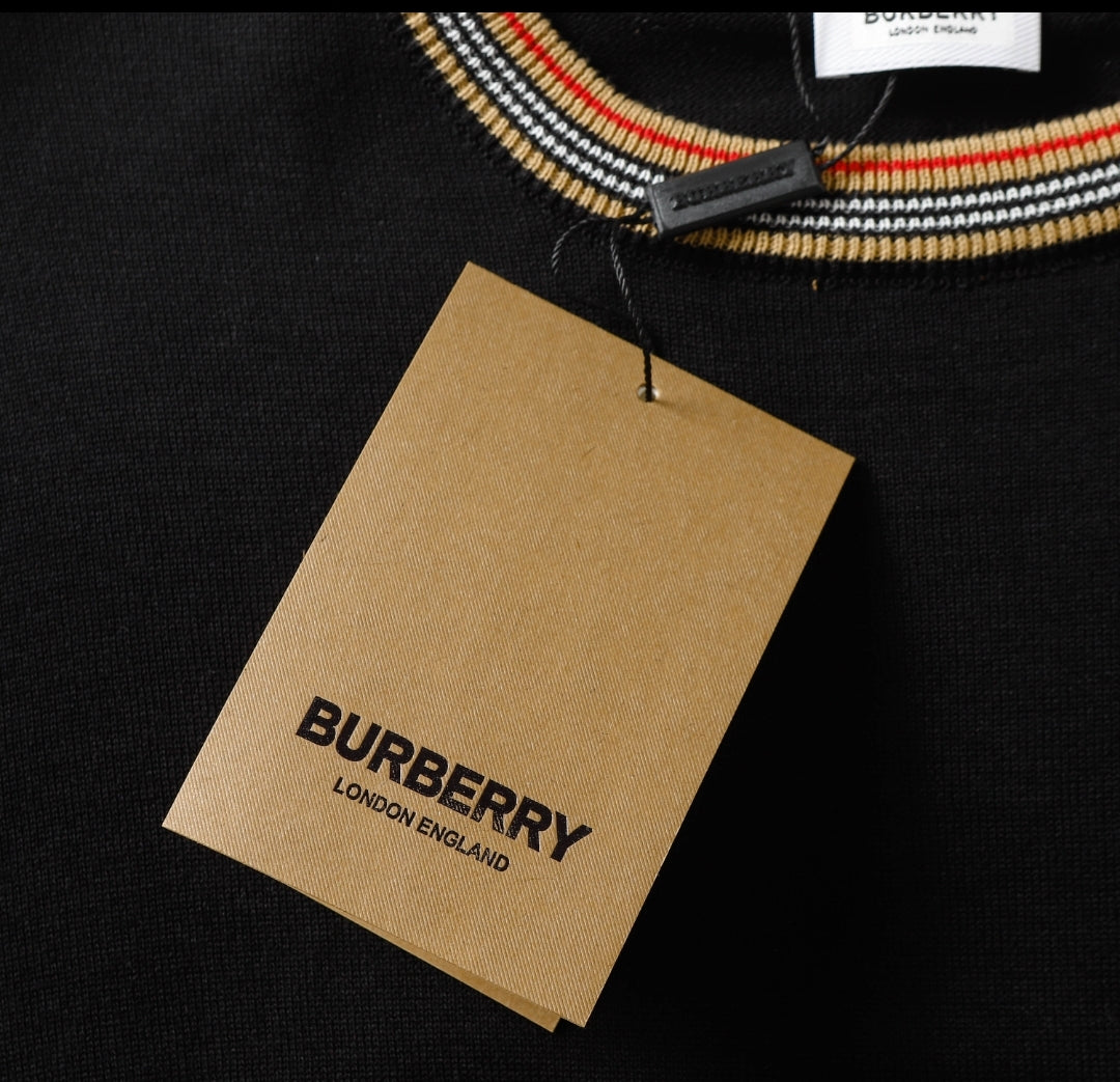 Bur #Check Stripe Shirt