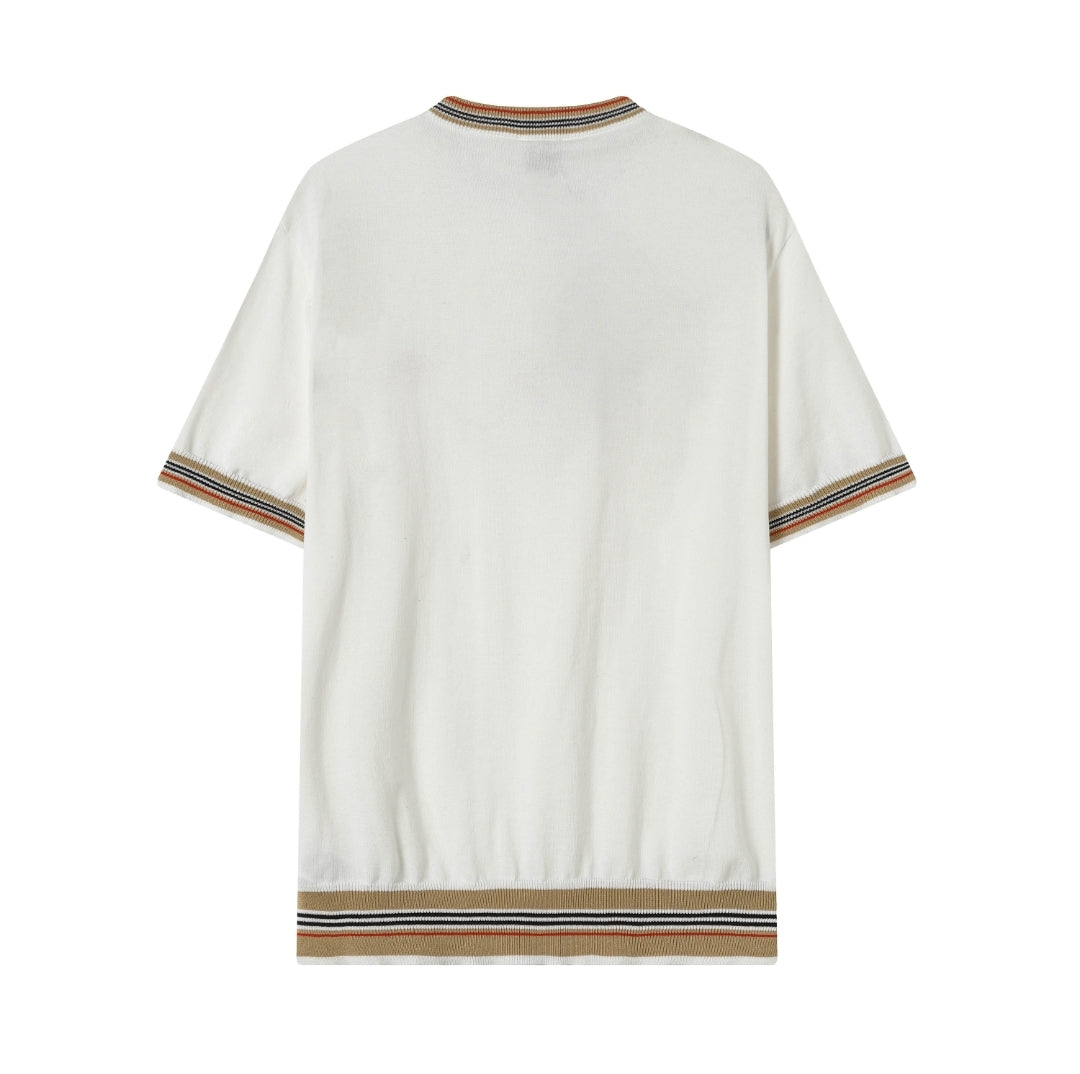 Bur #Check Stripe Shirt