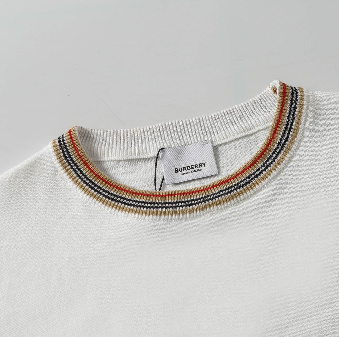 Bur #Check Stripe Shirt