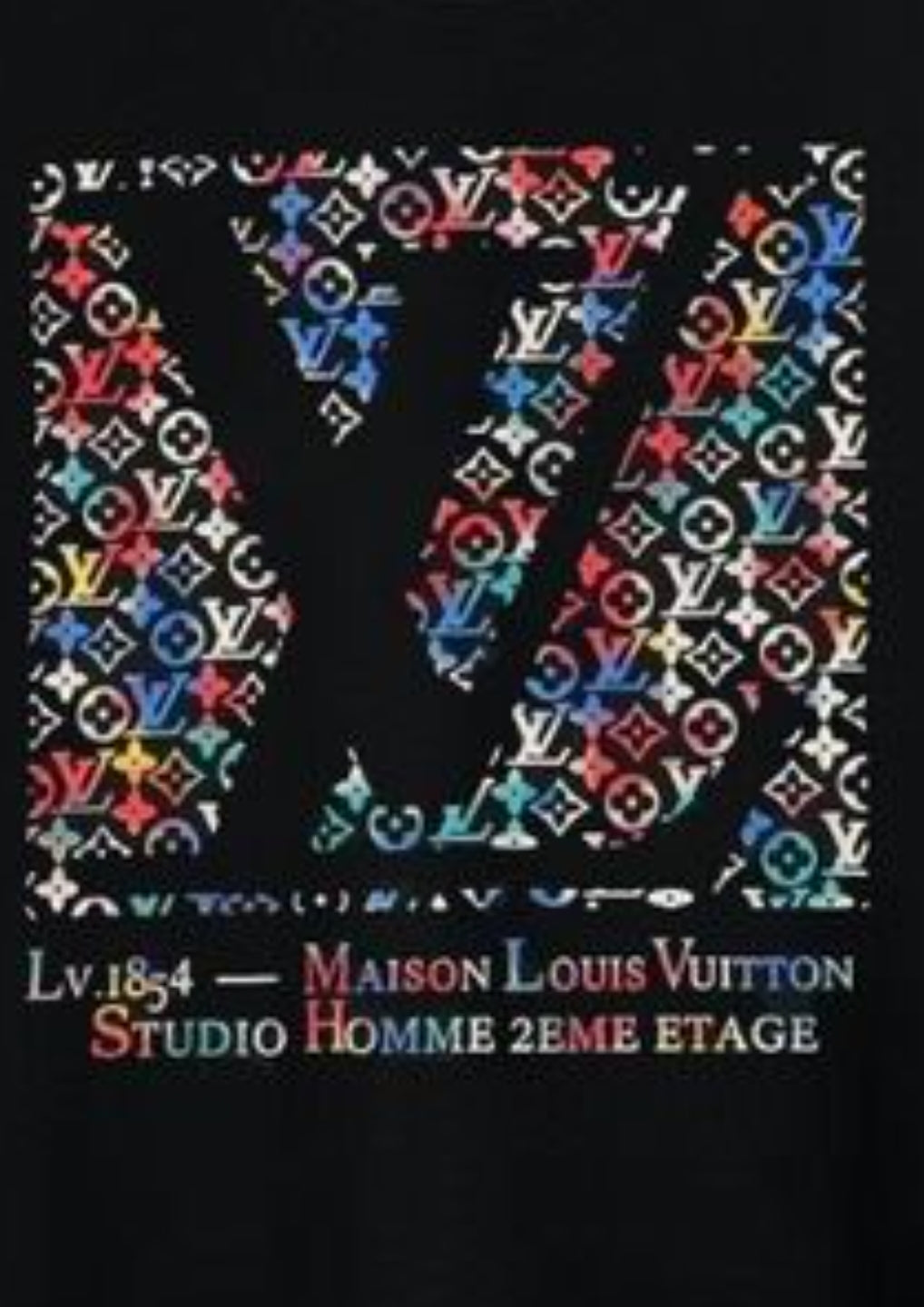 LV #Psychedelic Monogram Shirt