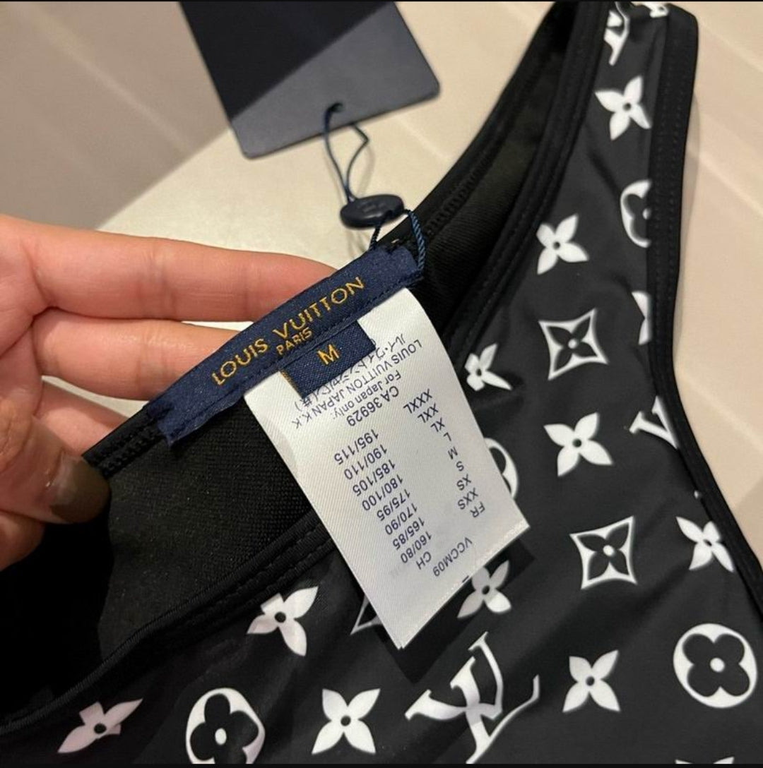 LV #Triple V Graphic Bikini