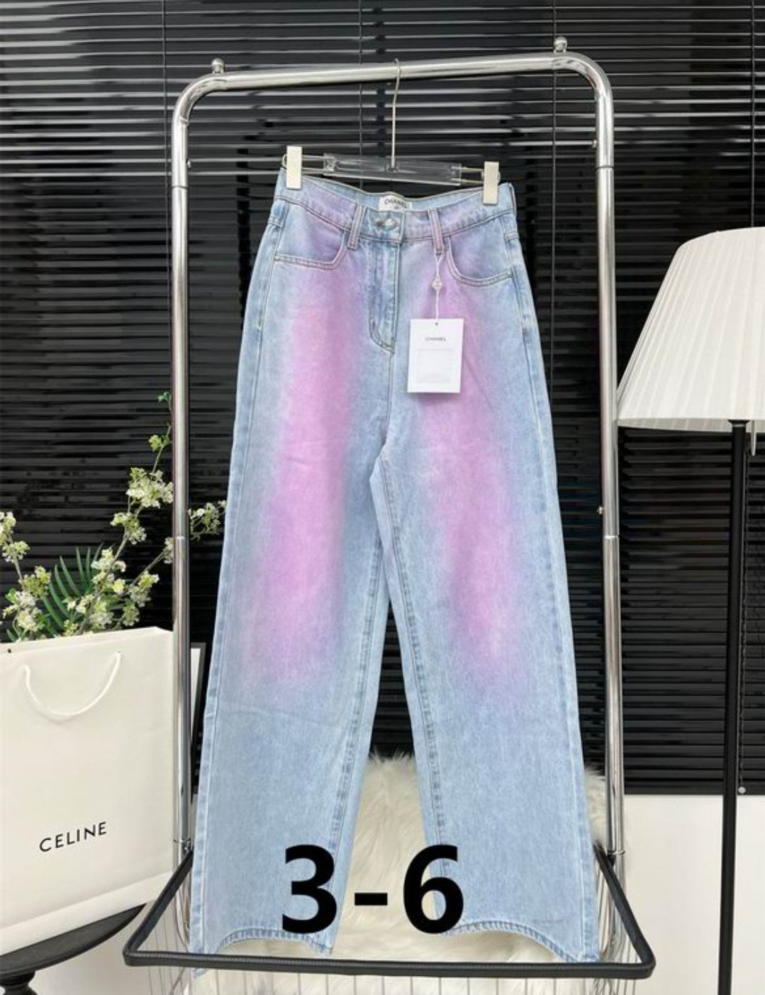 C #Gradient Pink Denim