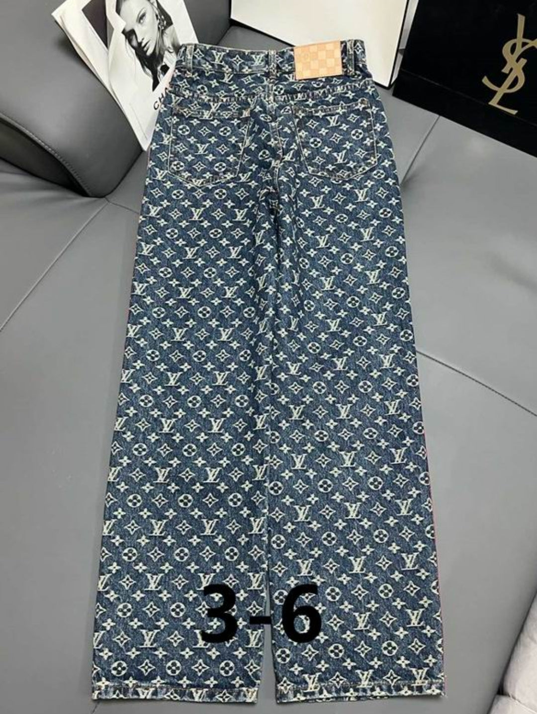 LV #Monogram Denim