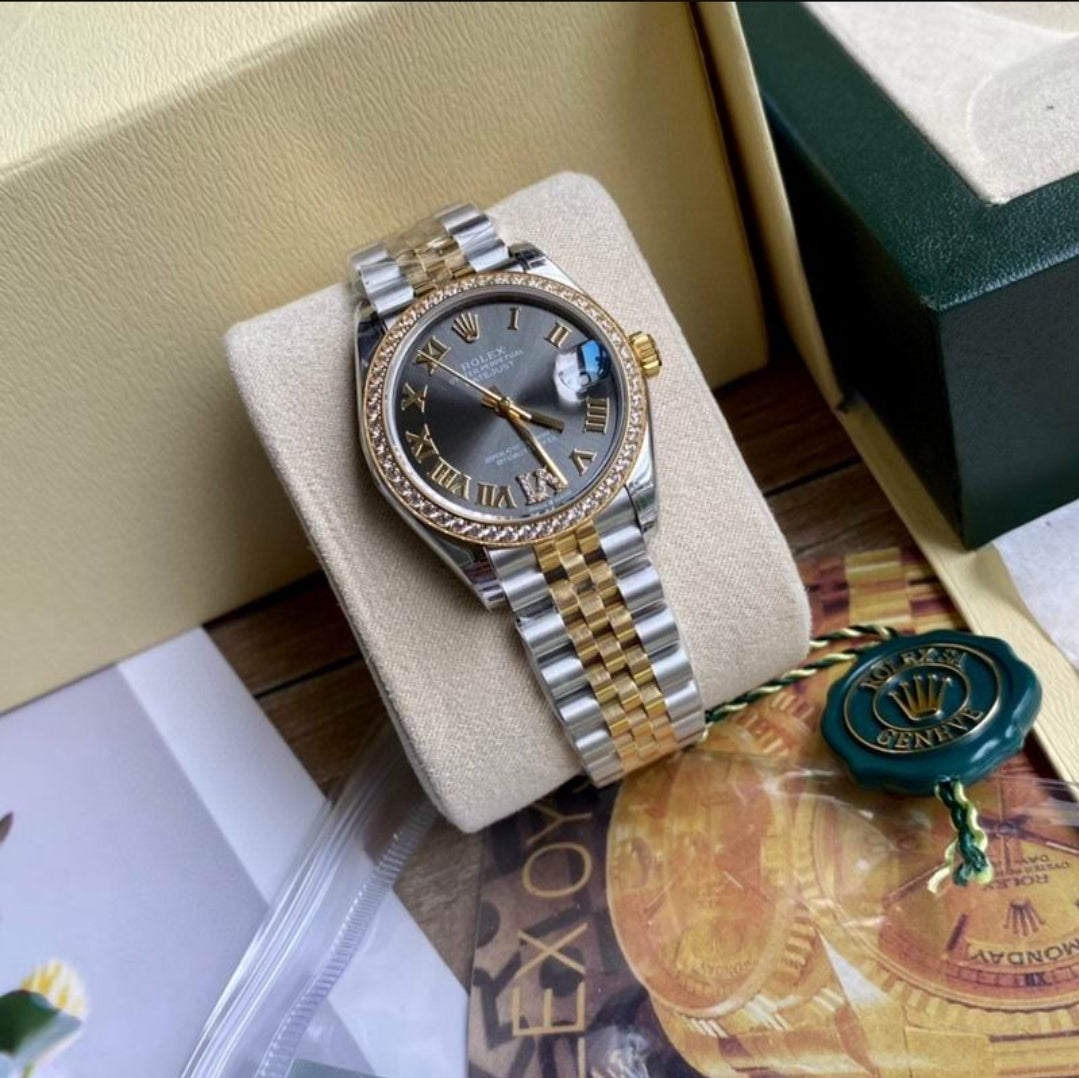RLx #DateJust Black Rose (36mm)