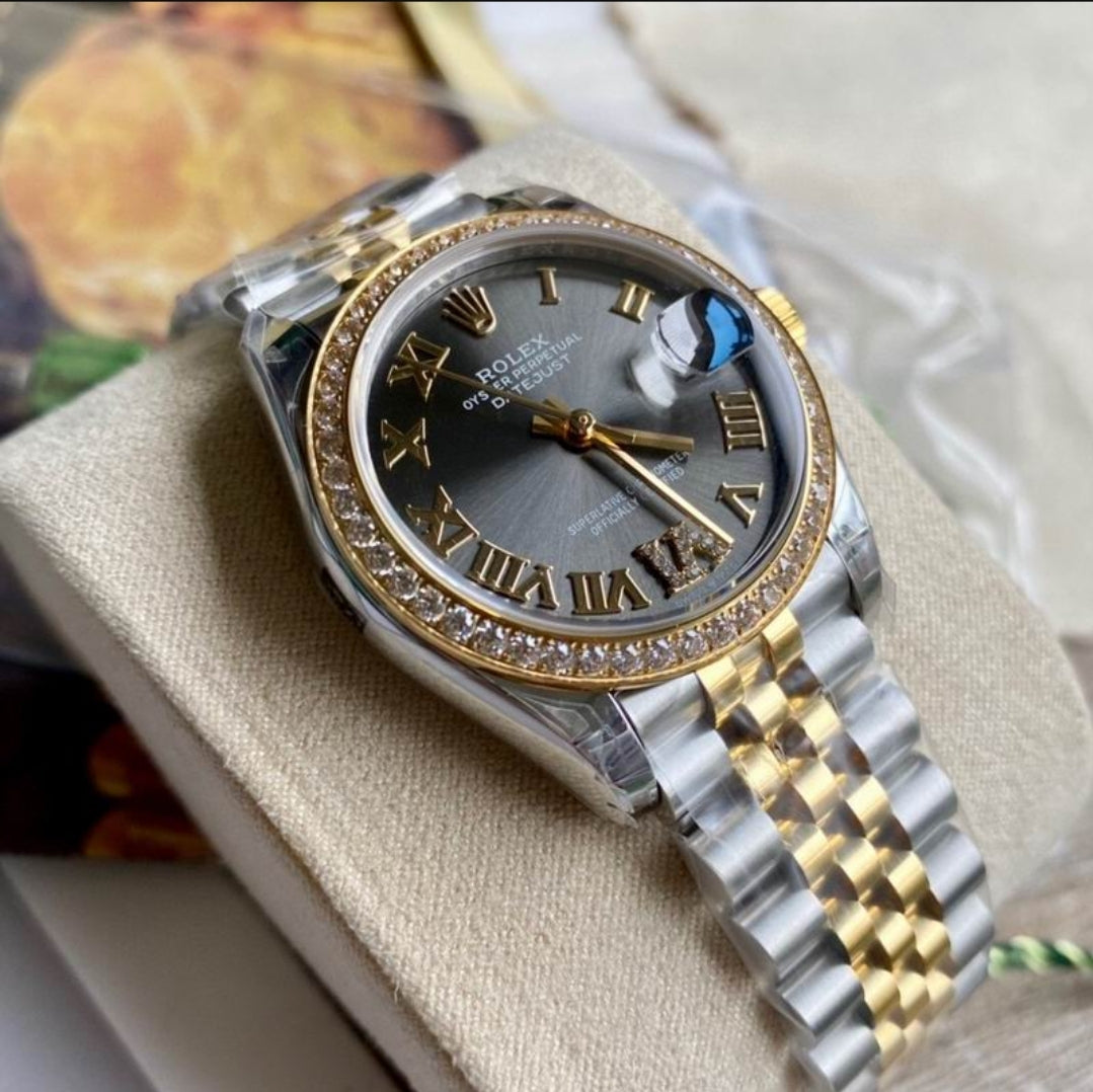 RLx #DateJust Black Rose (36mm)