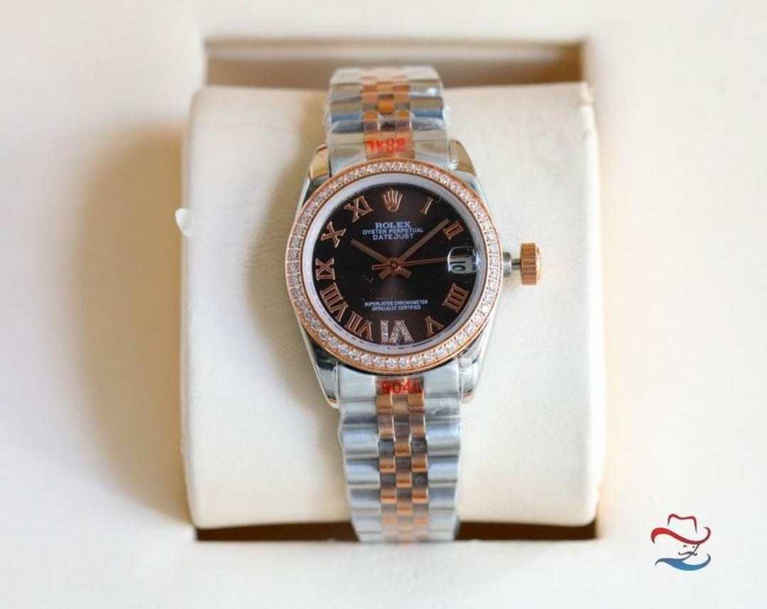 RLx #DateJust Black Rose (36mm)