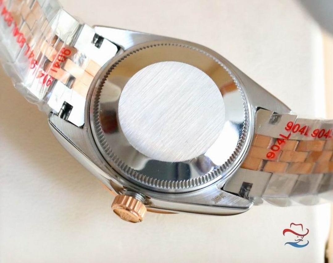 RLx #DateJust Black Rose (36mm)
