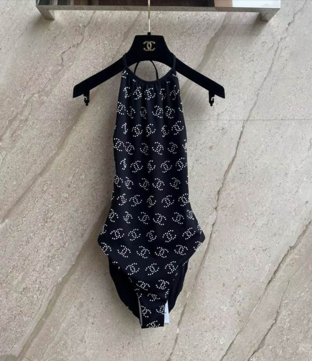 C #Logo Pearl Swimsuit