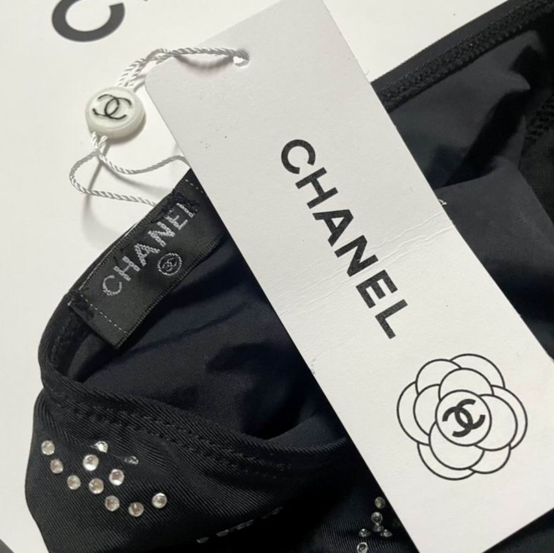 C #Logo Pearl Swimsuit