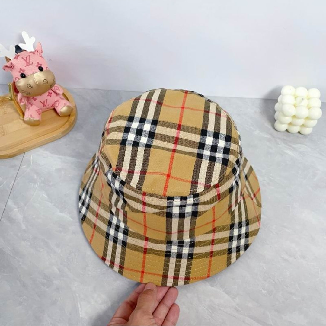 Bur #Check Bucket Hat