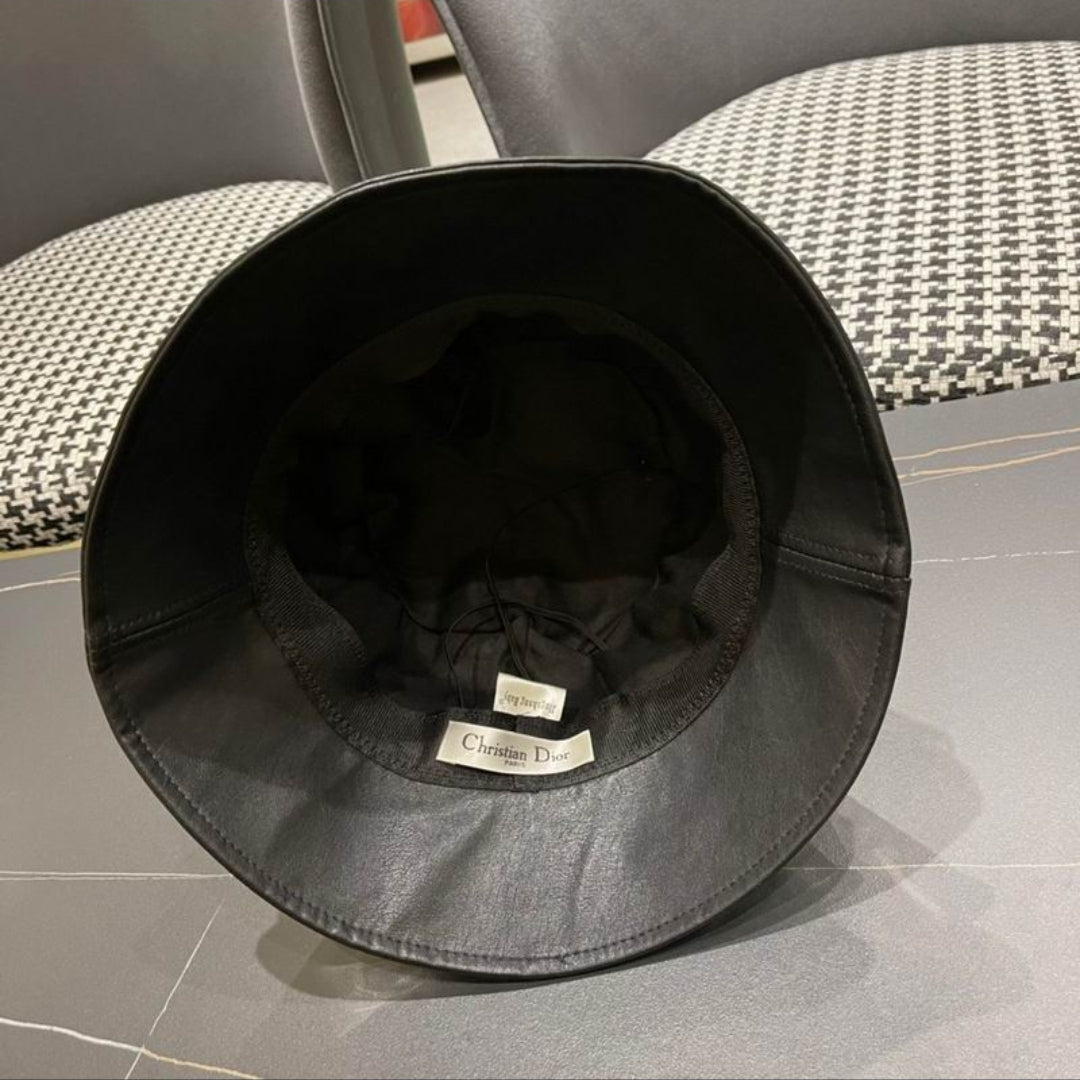 CD #Leather D-Bobby Bucket Hat