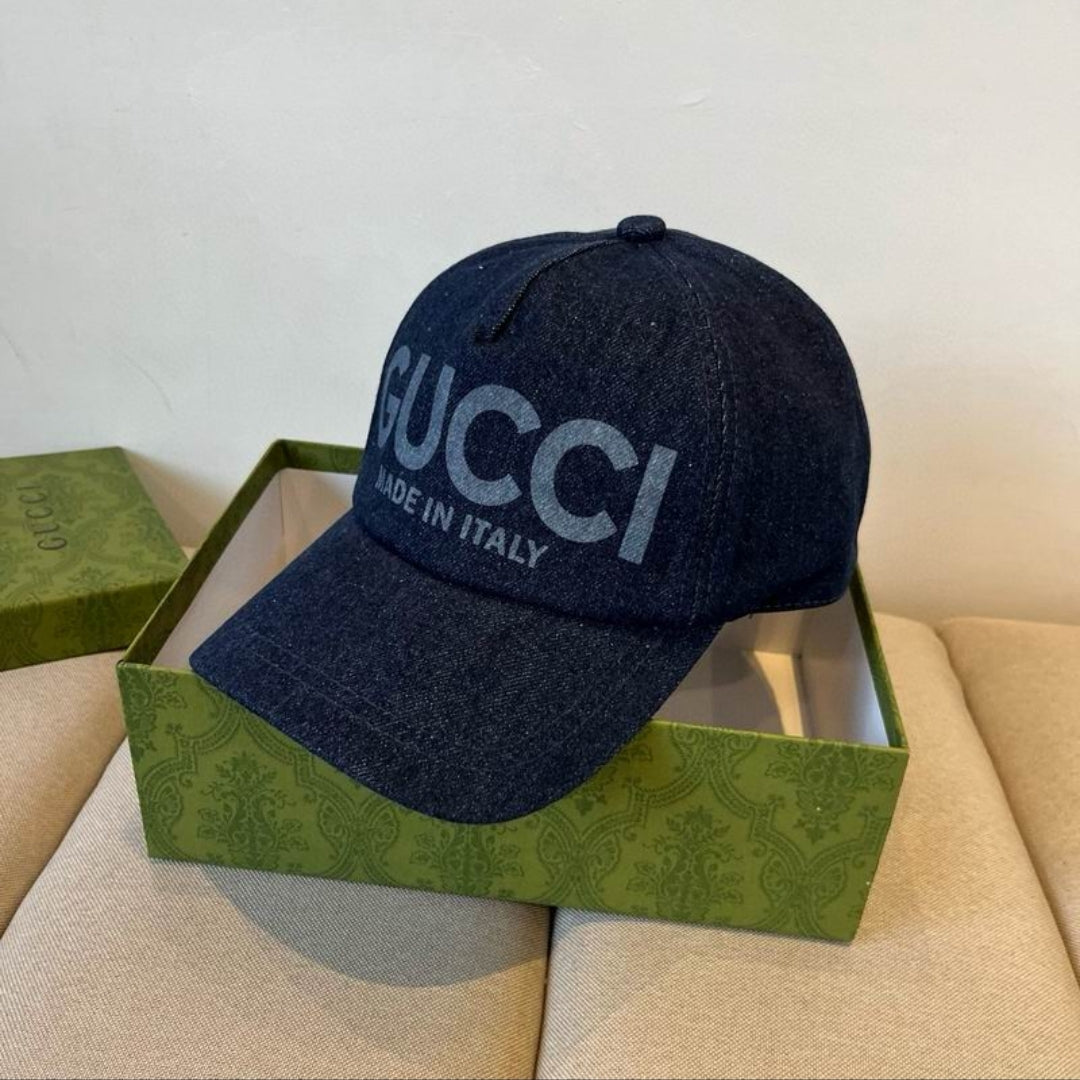 GG #Laser Denim Baseball Cap (2Colors)