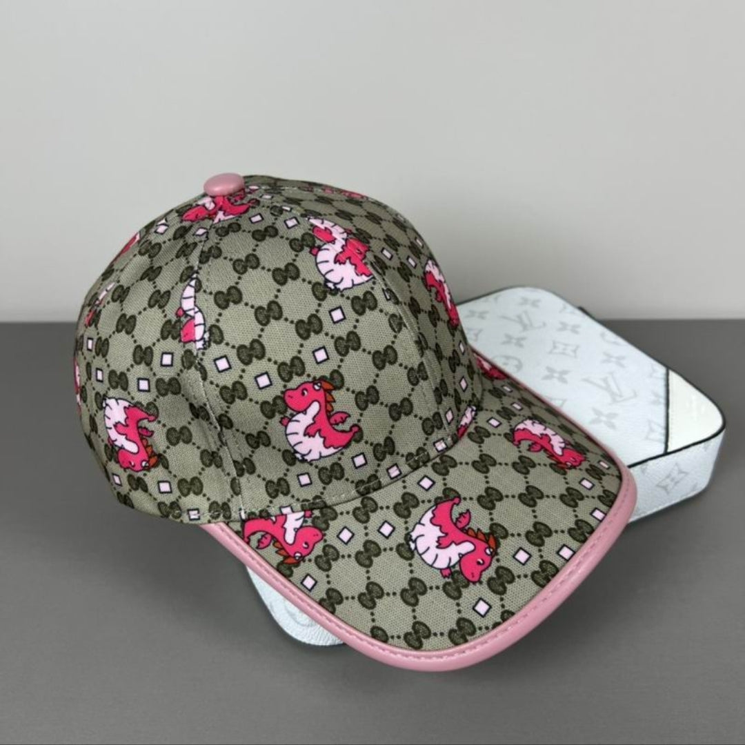 GG #Supreme Pink Dragon Cap