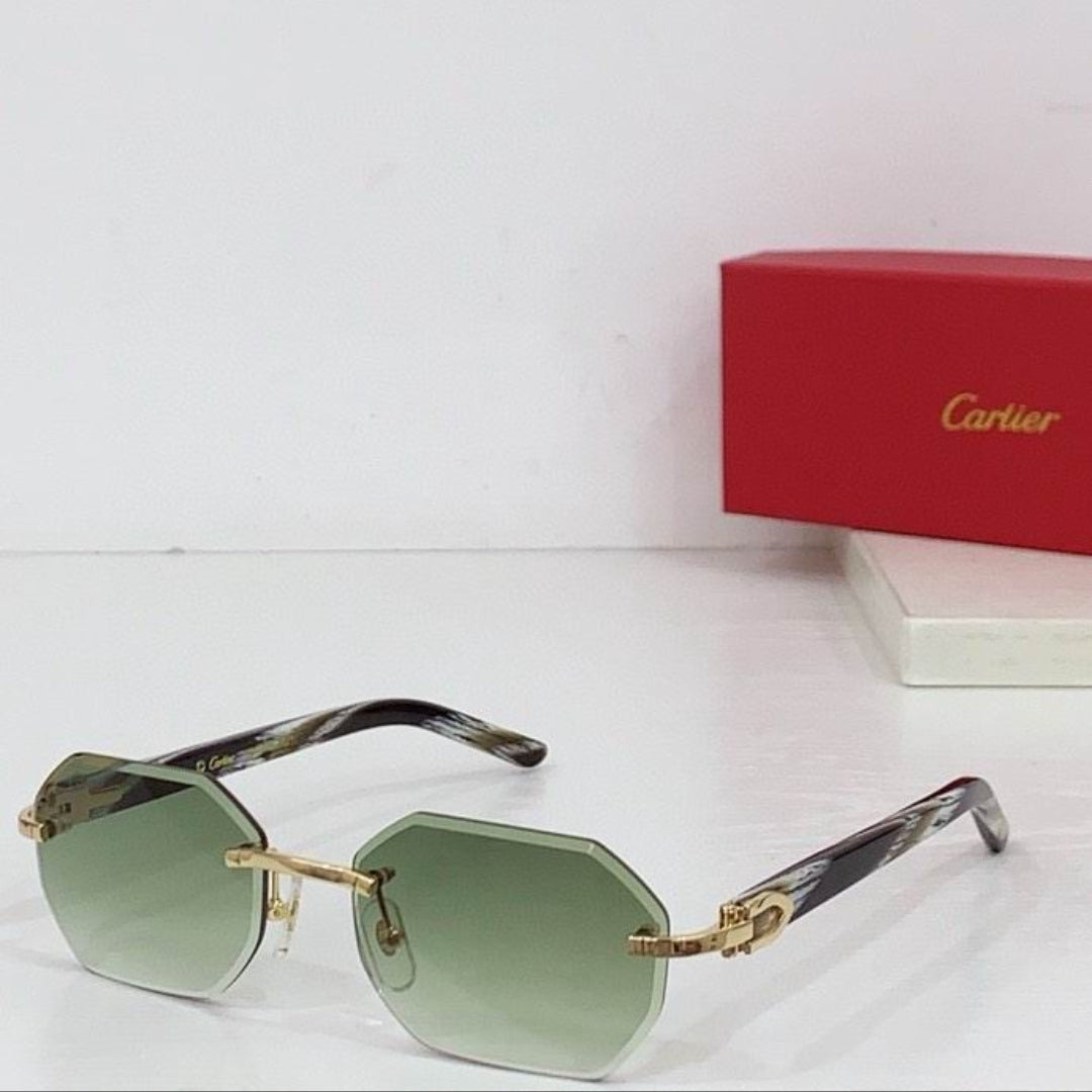 Buffs #Elongated C Sunglasses (5Colors)