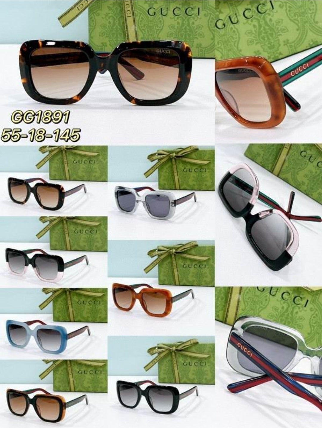 GG #Retangle Frame GG1891 (6Colors)