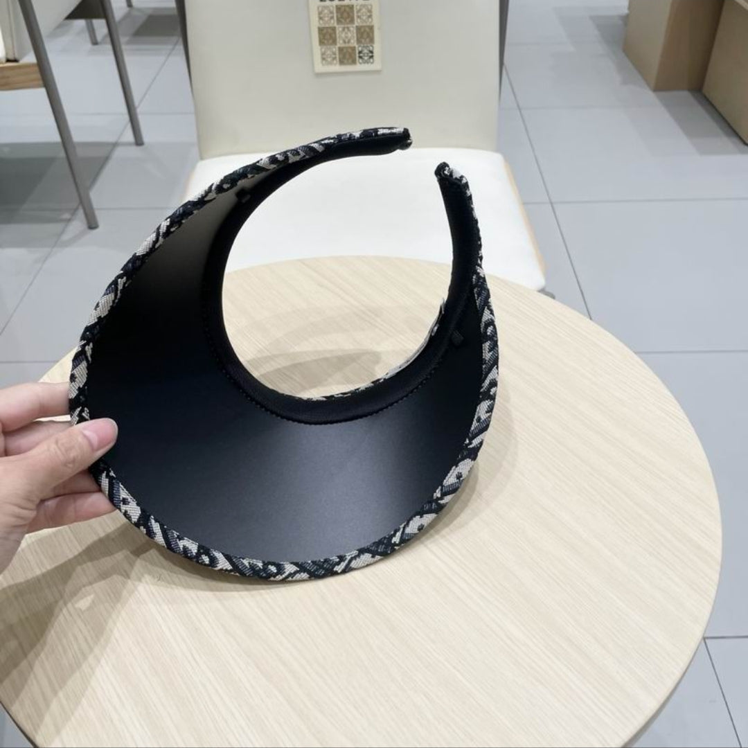 CD #Oblique Label Clip On Visor (2Colors)