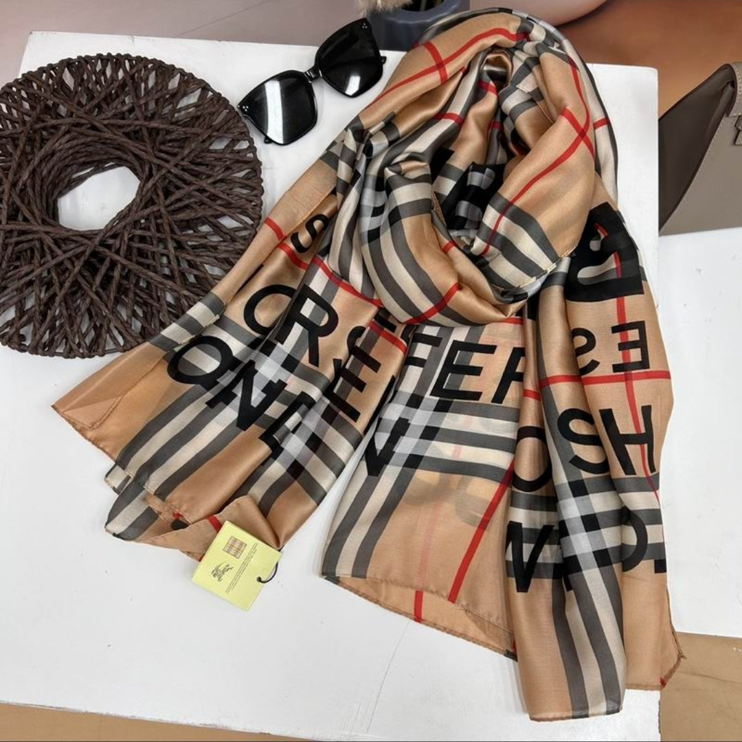 Bur #Silk Scarf