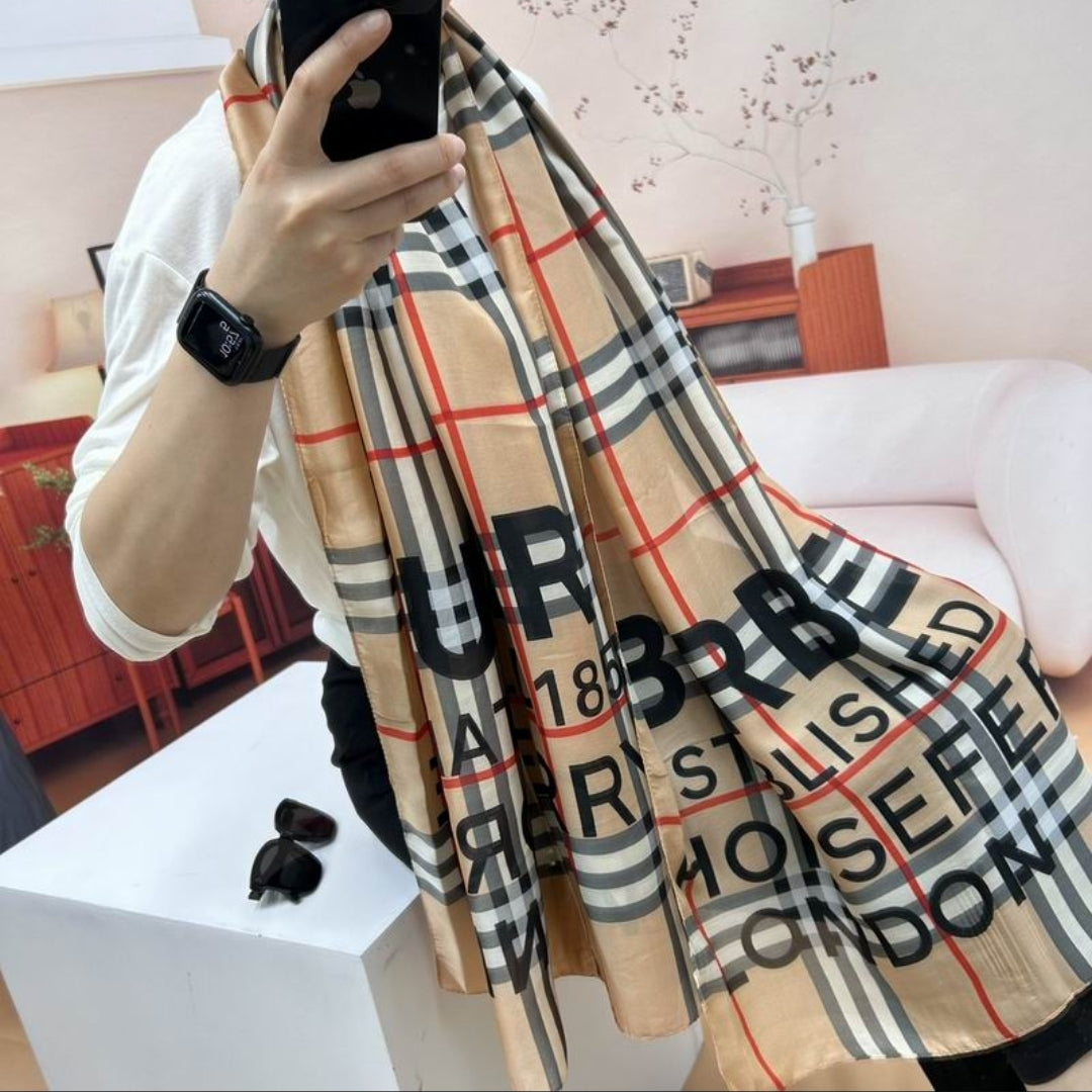 Bur #Silk Scarf