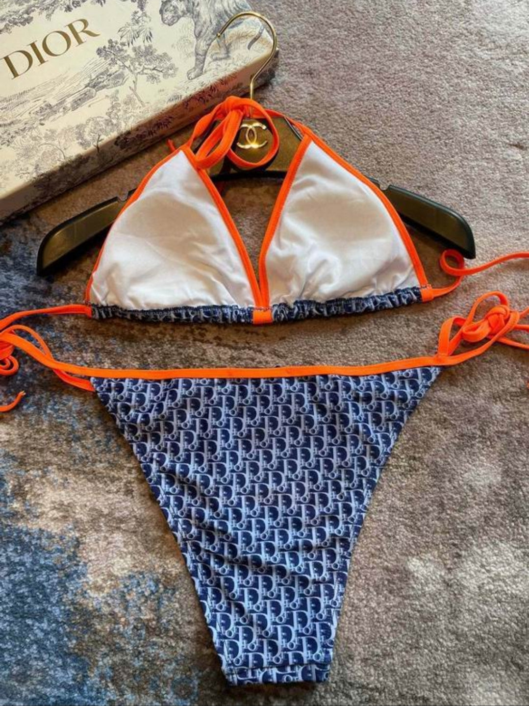 CD #Oblique Two Piece Bikini
