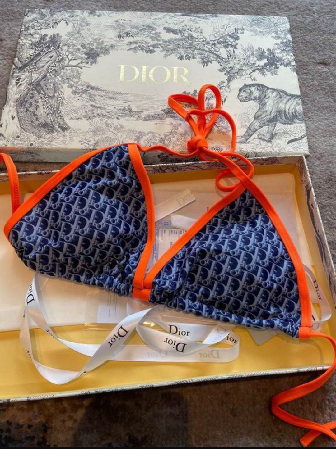 CD #Oblique Two Piece Bikini