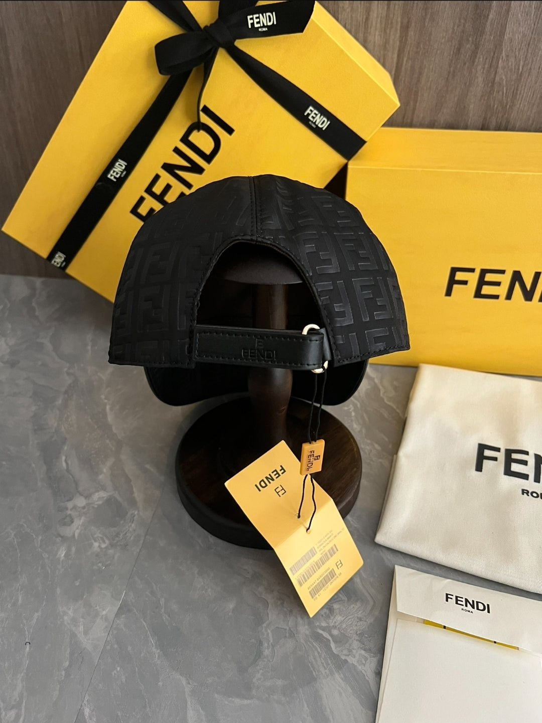 FF #Embossed Zucca Cap
