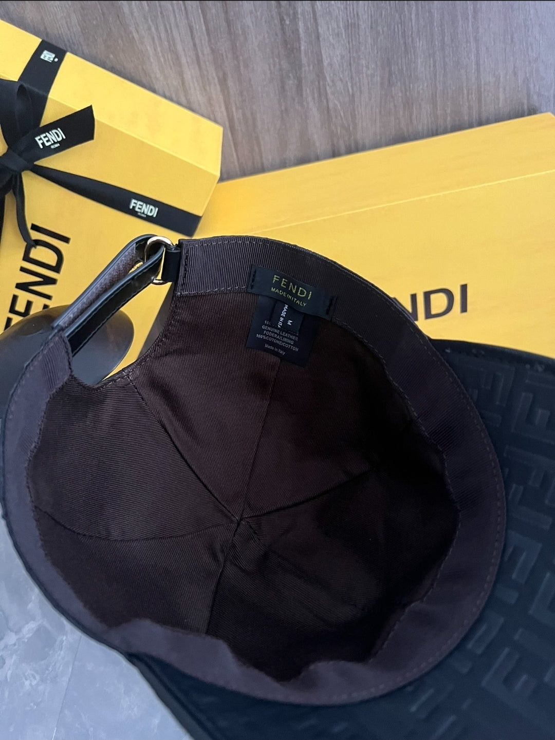 FF #Embossed Zucca Cap