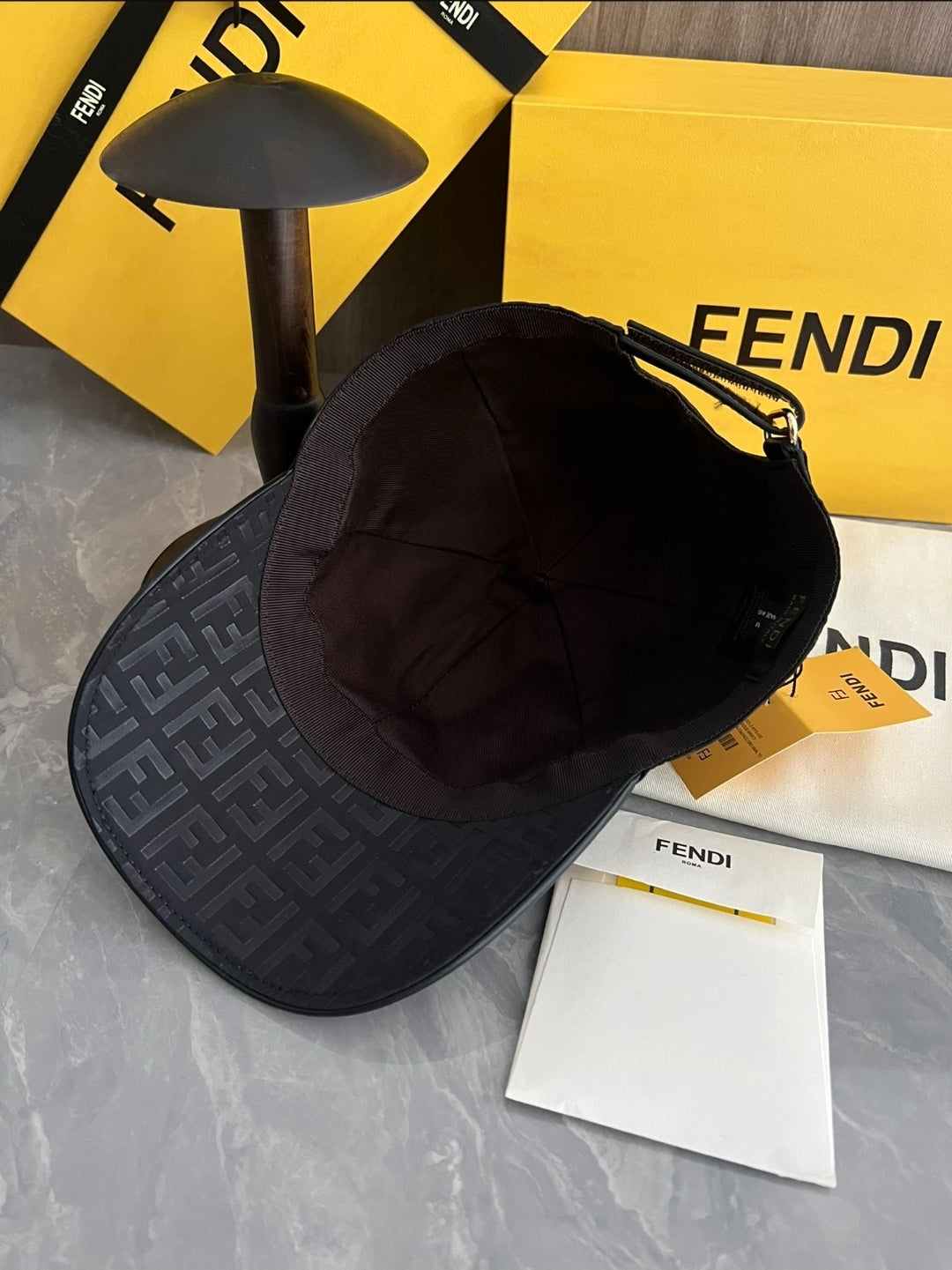 FF #Embossed Zucca Cap