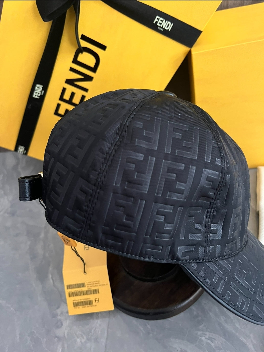 FF #Embossed Zucca Cap