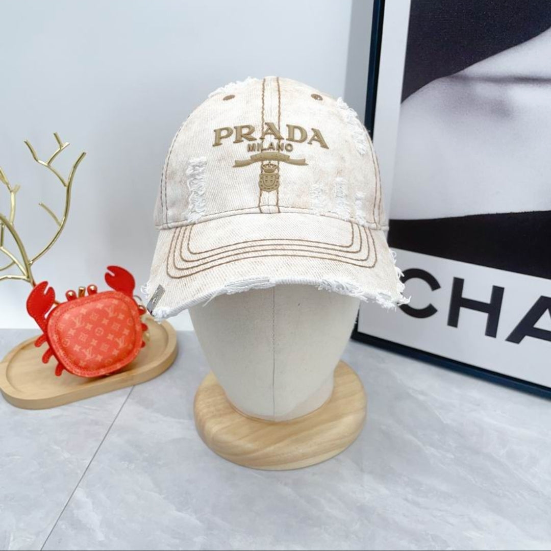 Prd #Distressed Denim Cap