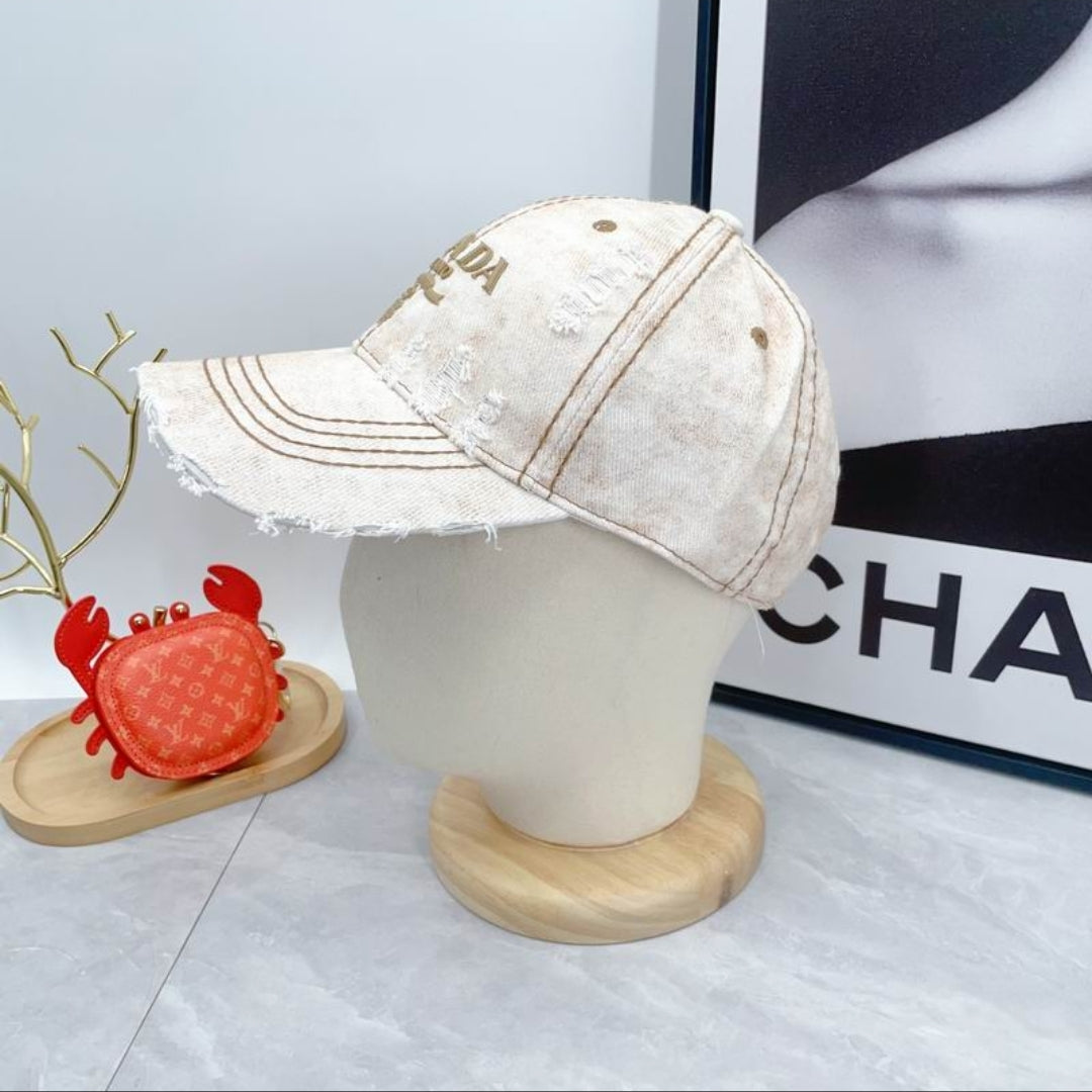 Prd #Distressed Denim Cap