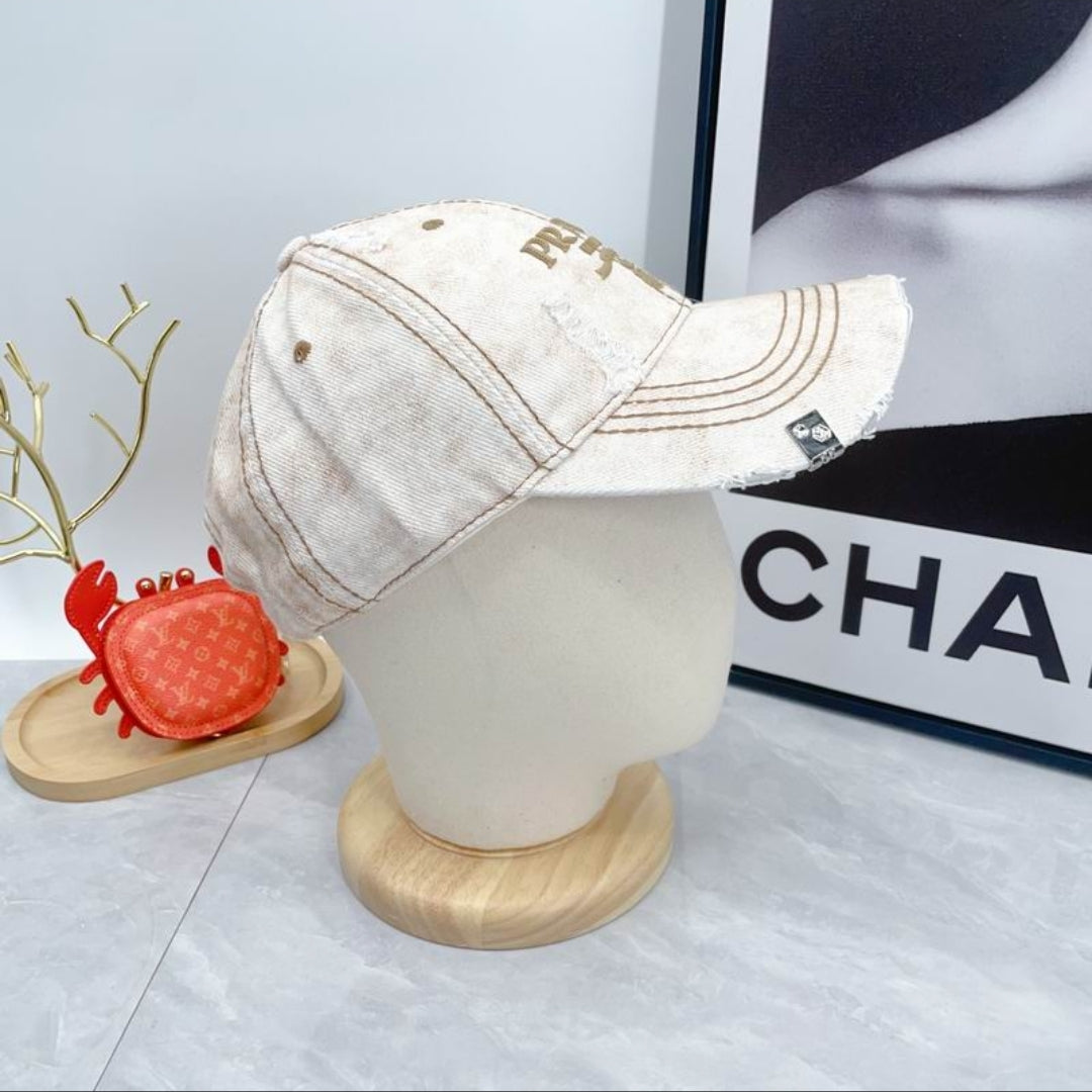 Prd #Distressed Denim Cap