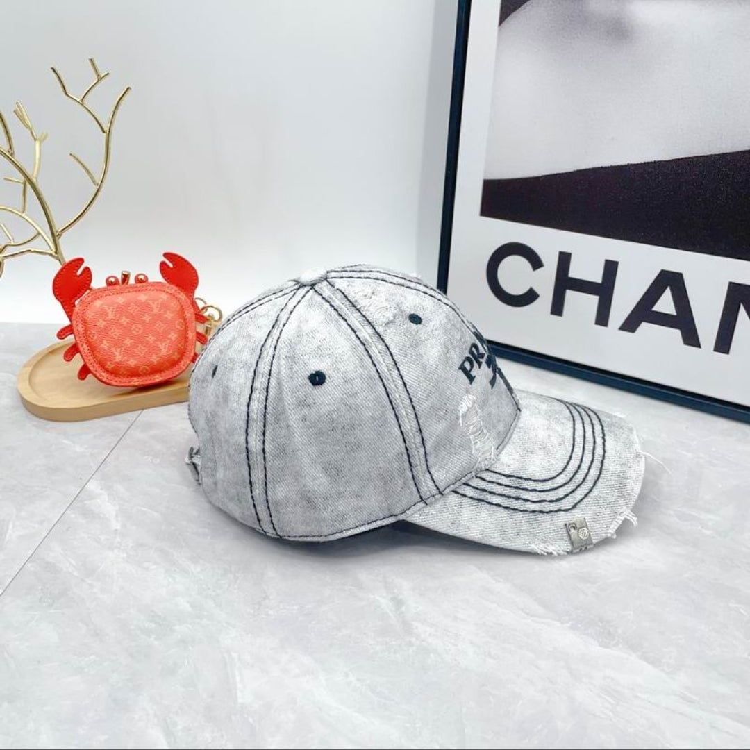 Prd #Distressed Denim Cap