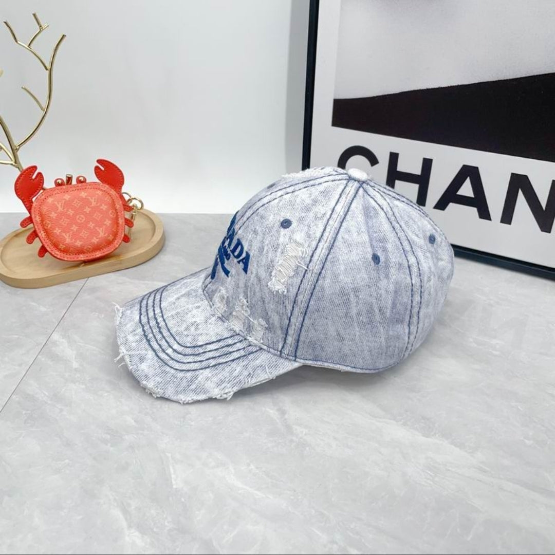 Prd #Distressed Denim Cap