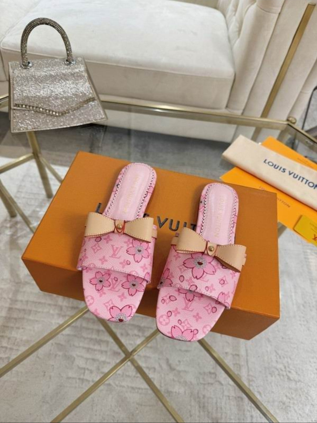 LV×TM #Sunset Flat Mules