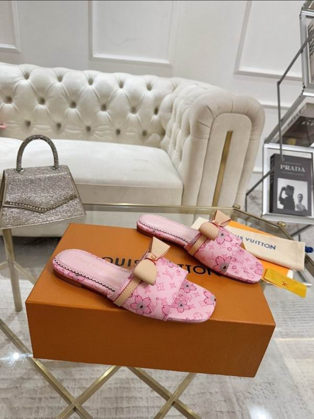 LV×TM #Sunset Flat Mules