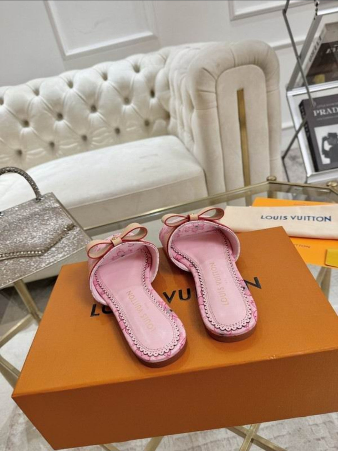 LV×TM #Sunset Flat Mules