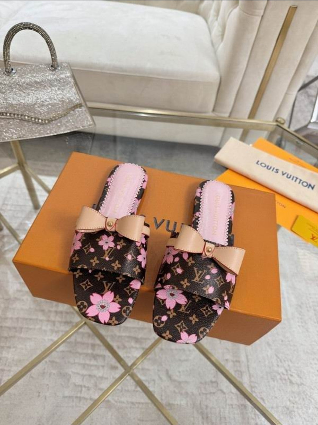 LV×TM #Sunset Flat Mules