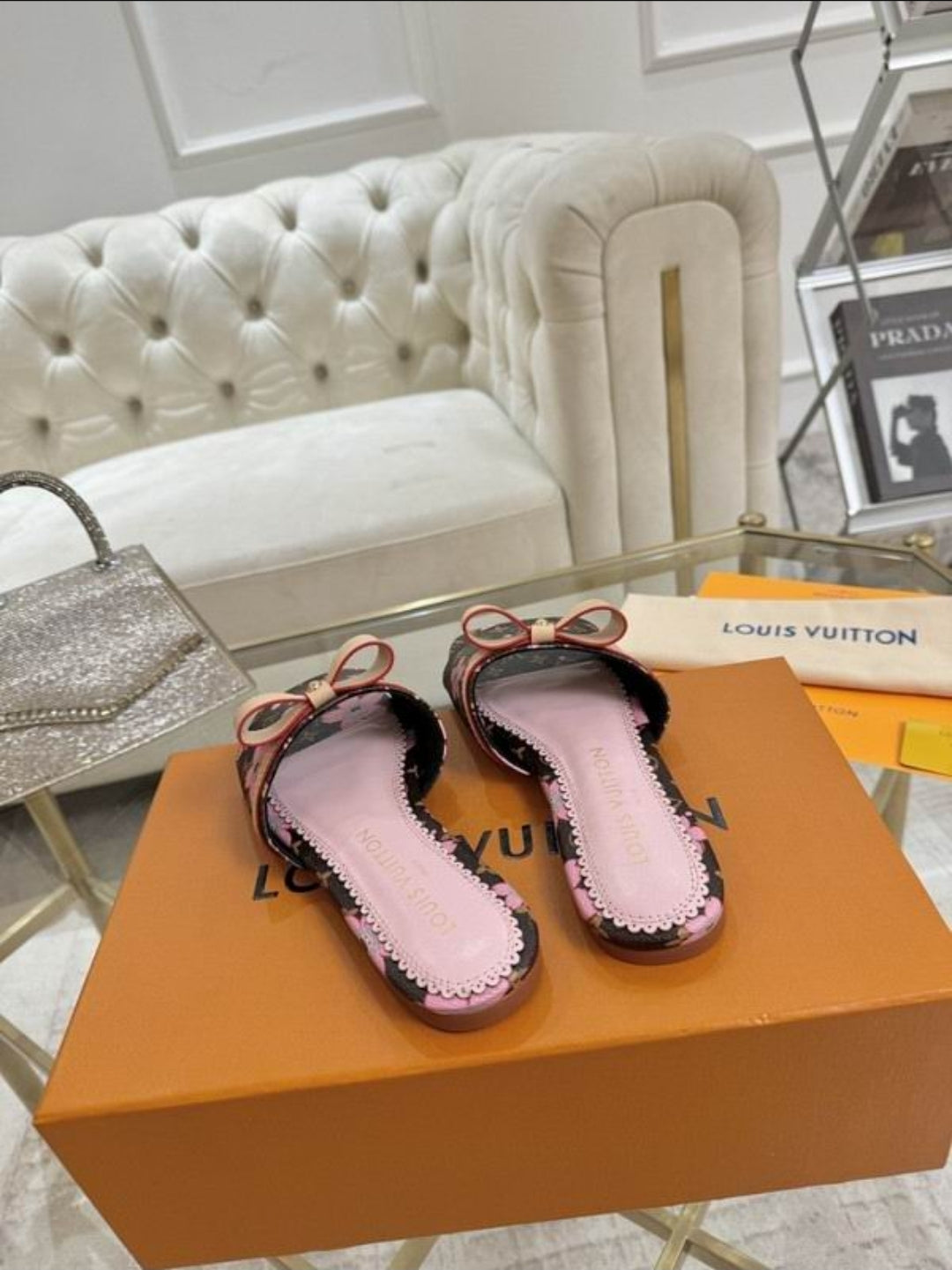 LV×TM #Sunset Flat Mules